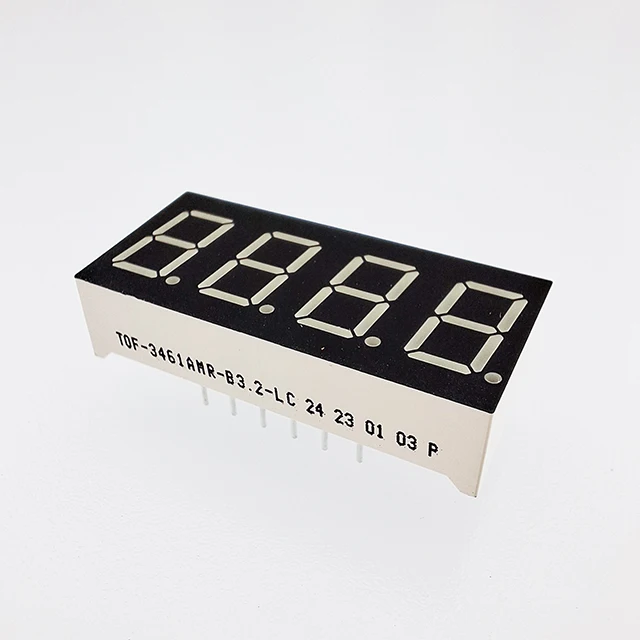 Hot Selling Ultra Red Digital Display Screen 4 Digit LED Module Display 14*30*7.2Mm LED 7 Segment Display
