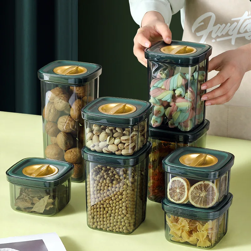 2022 New Nordic light luxury rice barrel household insect proof moisture proof sealed rice tank grain rice box storage food grad