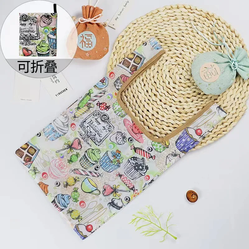 Cartoon Plus Size Universal Environment-friendly Handbag Folding Washable Reusable Portable waterproof nylon Mickey Shopping Bag