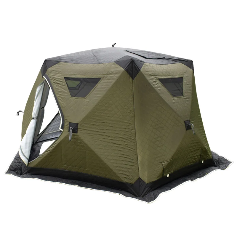 По лучшей цене утеплённая большая рыболовная палатка зимняя для кемпинга и отдыха