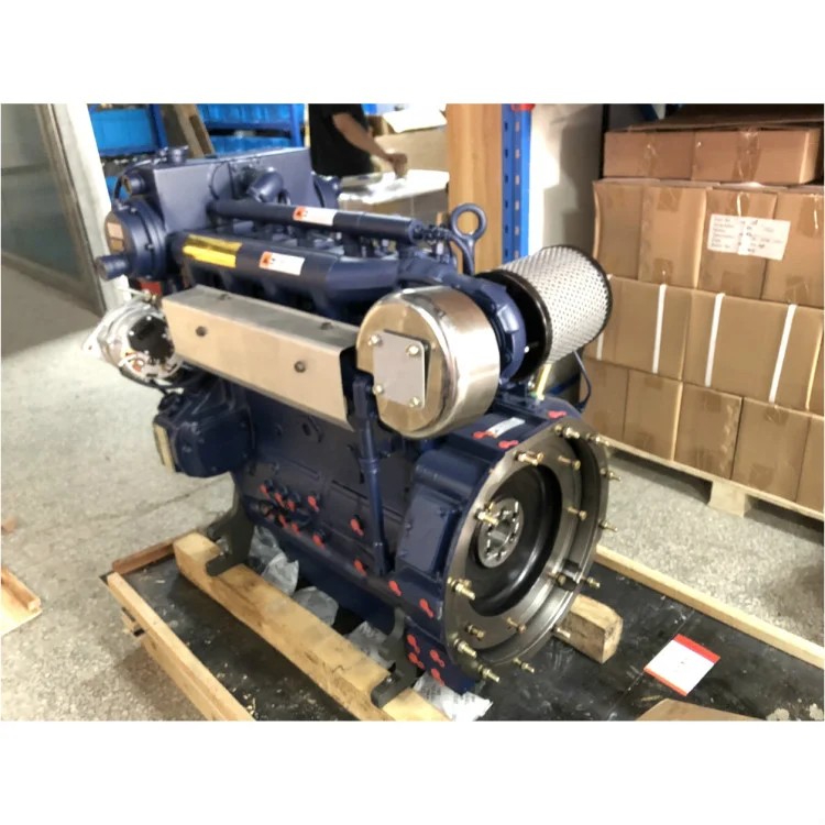 Hot sale 4 stroke in-line 6 Cylinders turbocharged 60kw 82hp 1500rpm marine engine diesel boat engine WP4C82-15
