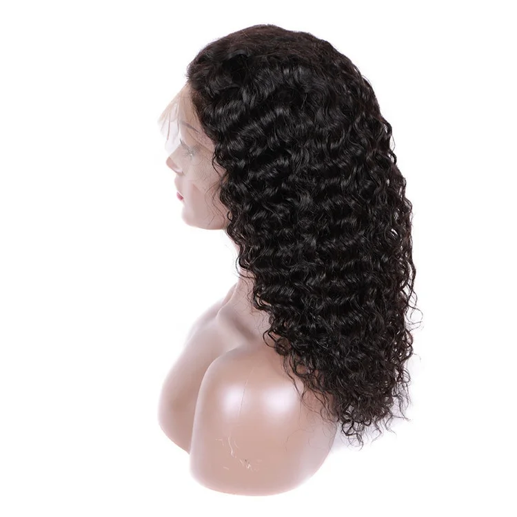 100% Unprocessed Mink Brazilian Hair Full Lace Human Hair Wig 26 inches Deep Wave Virgin Human Hair Wigs