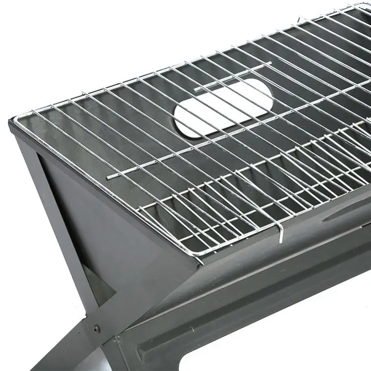 Small Size of X Style Japanese Notebook Foldable/Folding BBQ Barbecue Kebab Charcoal Camping Grills
