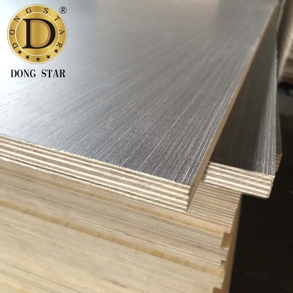 Good Quality 9/15/18/25mm Laminated Wood Boards Melamine Plywood Sheet 4x8 Furniture Board