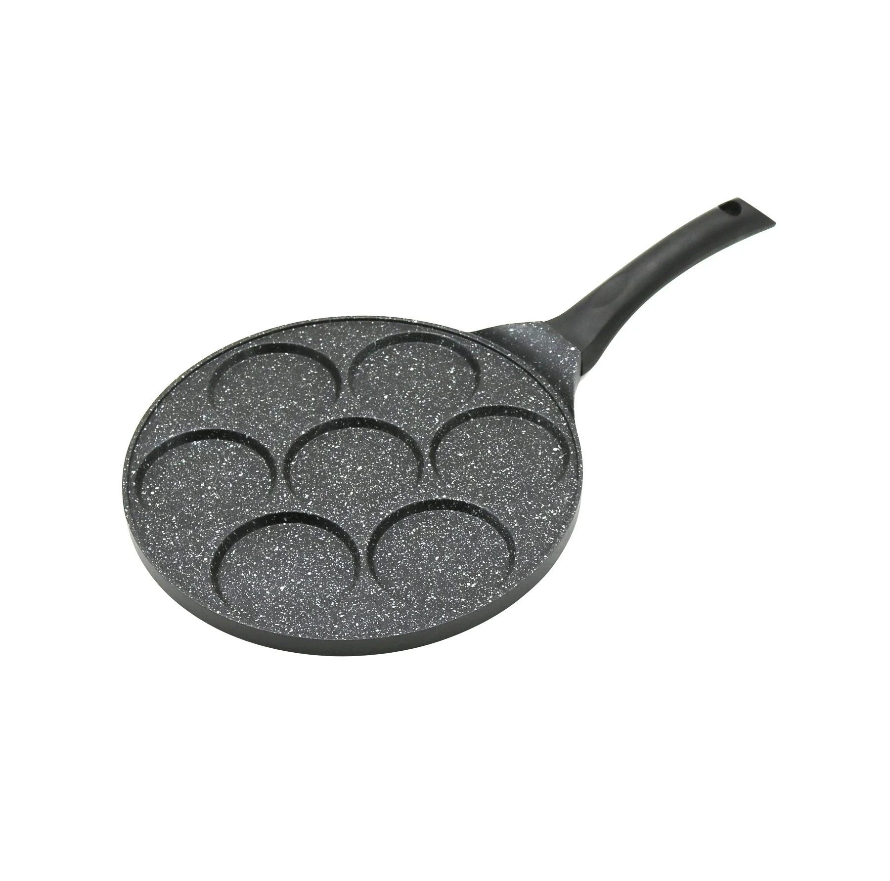 Personalized Kitchen Cookware Frying Pan Aluminum 7 Holes Non-stick Cooking Pan Fry Pan