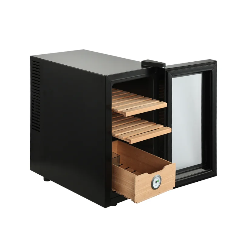 300-500 Black Behike Charuto Electron Colibri De Puro Electrico Cigarette Cigar Humidor With Drawer