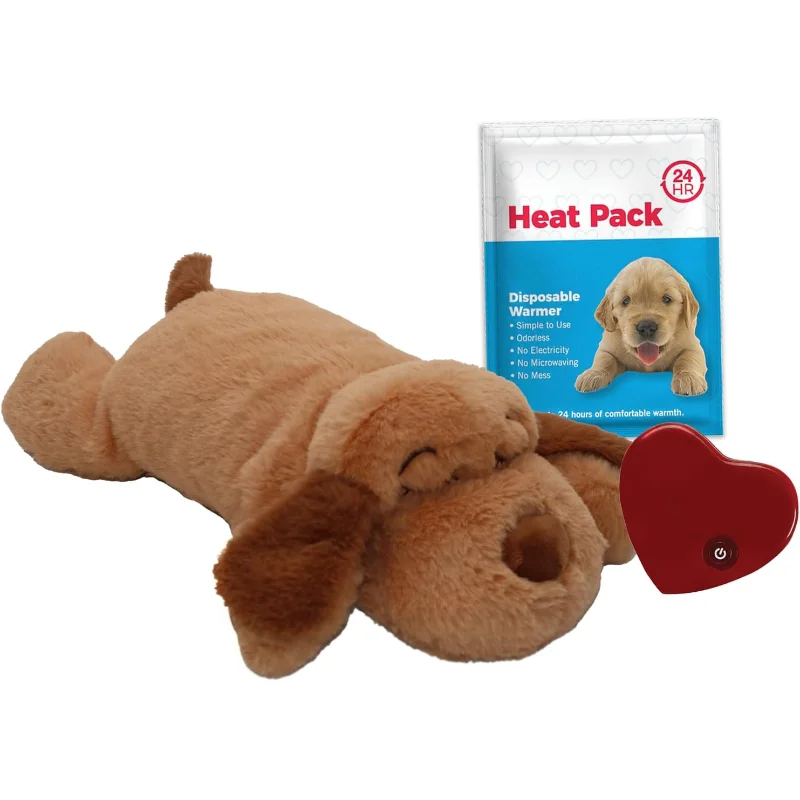 Hot Dog Plush Heartbeat Plush Toy Customized Pet Anxiety Relief Soothing Plushie