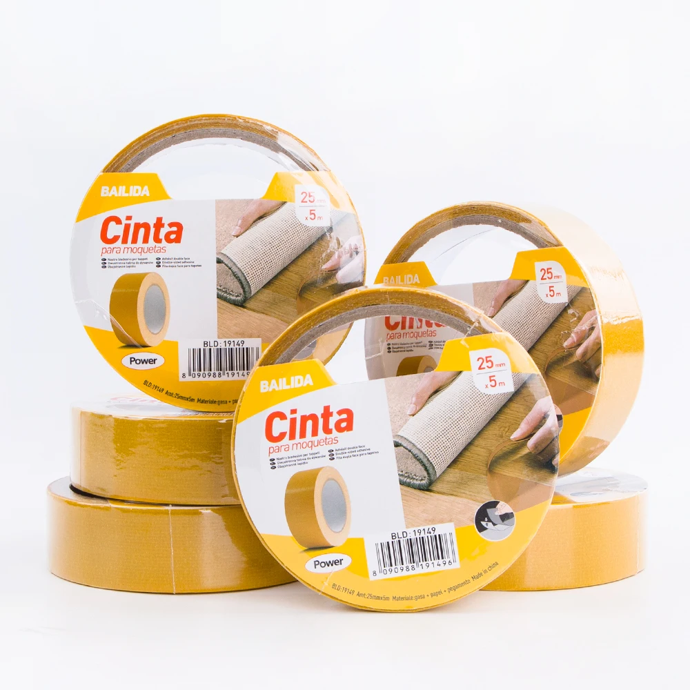 Bailida Custom Wholesale Yellow Heavy Duty Good Price Nano Transparent Double Sided Tape for Clothes