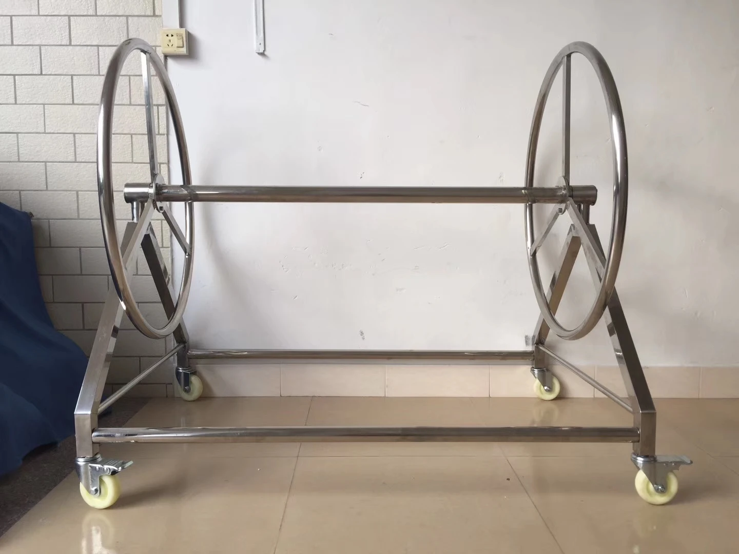 High quality stainless steel  material Float Line Roller, Swimming Pool Lane Rope Reel