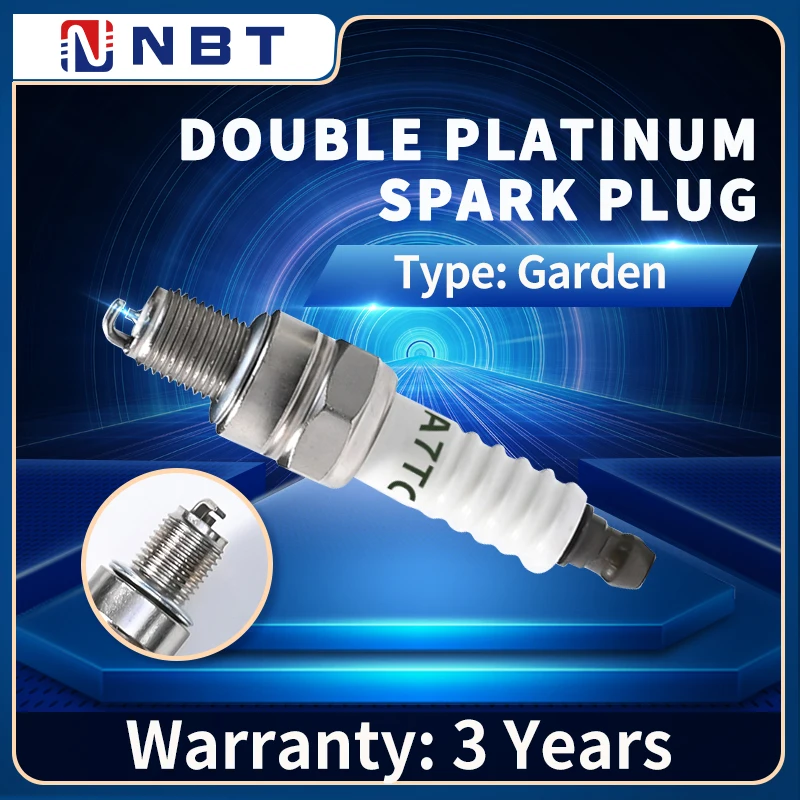 NBT A7TC Quick Ignition Spark Plugs for 139 Lawn Mowers High Quality Double Platinum Garden Machine Spark Plugs