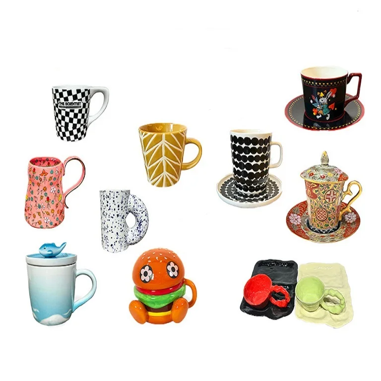 Wholesale prices custom logo ceramic coffee mug ceramic Crafts