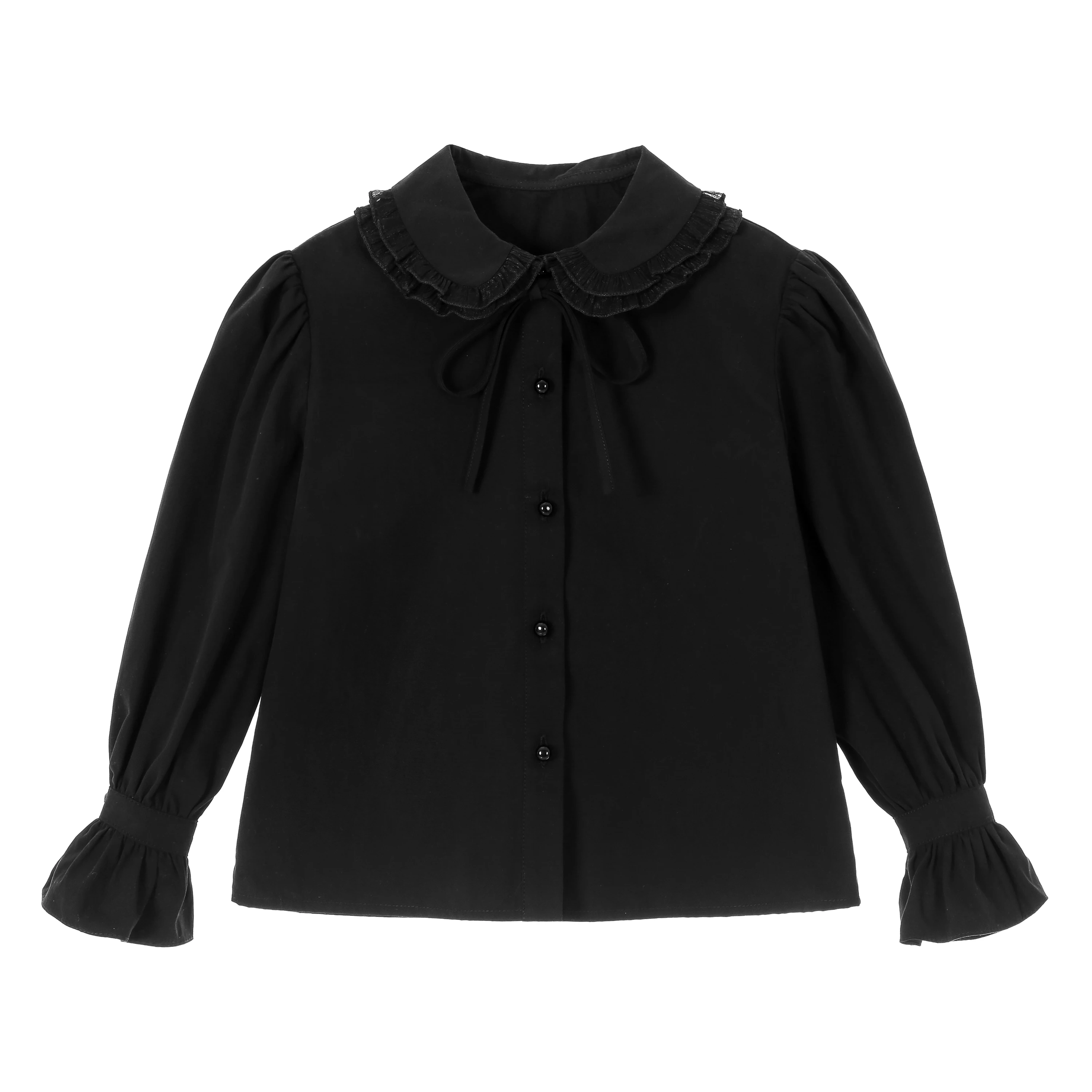 
FUNNUM wholesale baby girl boutique clothes shirts Custom Fashion girl shirt plain white 