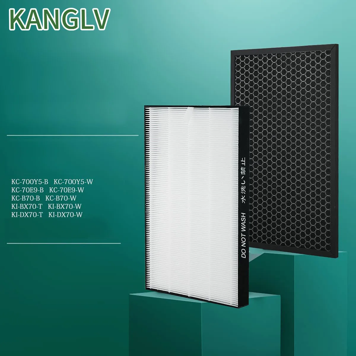 FZ-BX70HF FZ-B70DF Activaed Carbon Ture Hepa 13 Air Filter for Sharp Purifier KC-B70 KC-B70-W KC-B70-B KC-70E9 KC-70E9-W KC-70E9