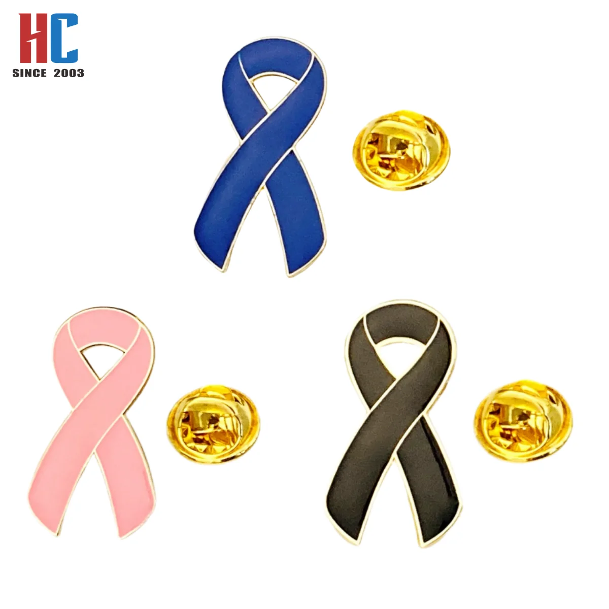 20 Years  Factory Custom Awareness for Childhood Cancer Lapel Pin Bone Cancer and Suicide Prevention
