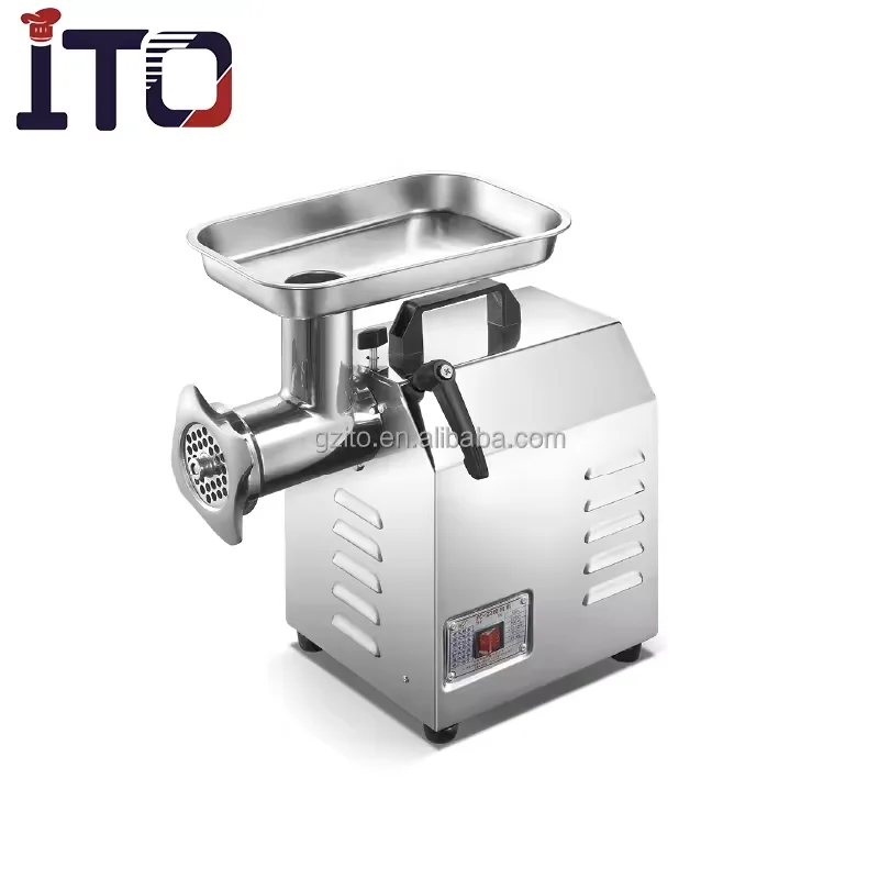 Commercial Electric Fresh Meat Grinder, Stainless Steel Mincer Machine For Restaurant