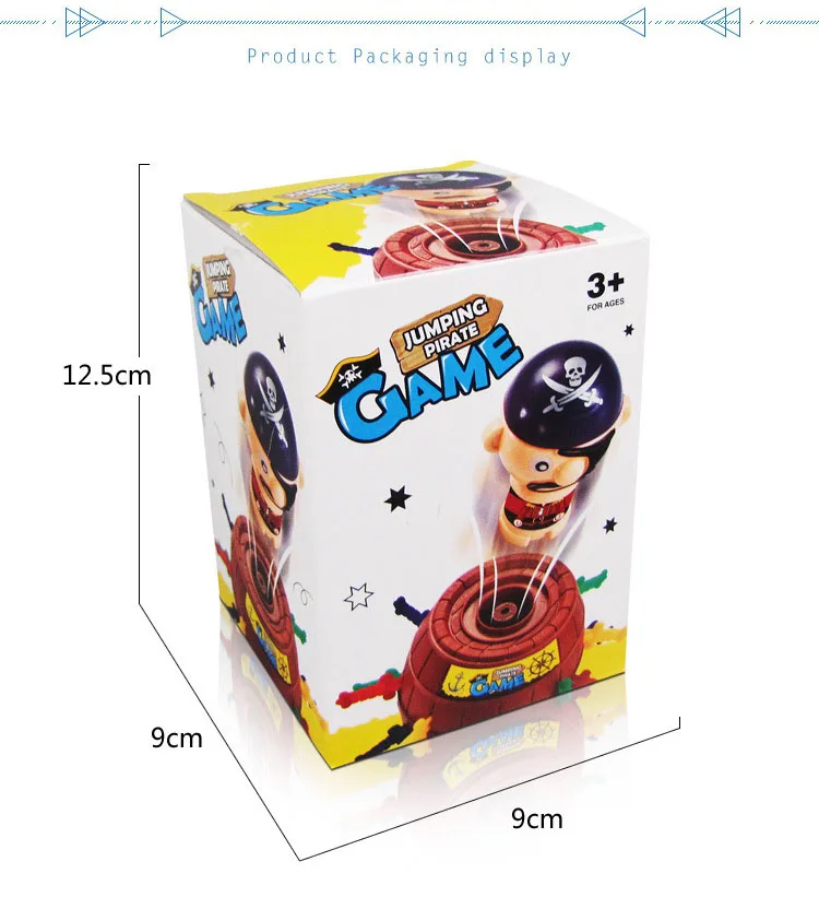 
Fancy Barrel Novelty Toy Jumping pirate bucket for children or adults Lucky Stab Toys Game at Party Gathering 