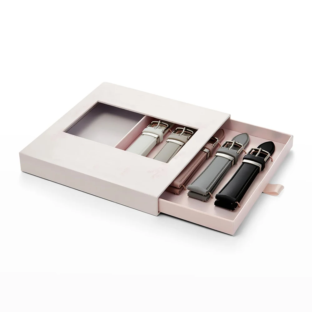 Custom Logo Paper Cardboard Luxury Watch Strap Bands Box Packaging For Watch Band Strap