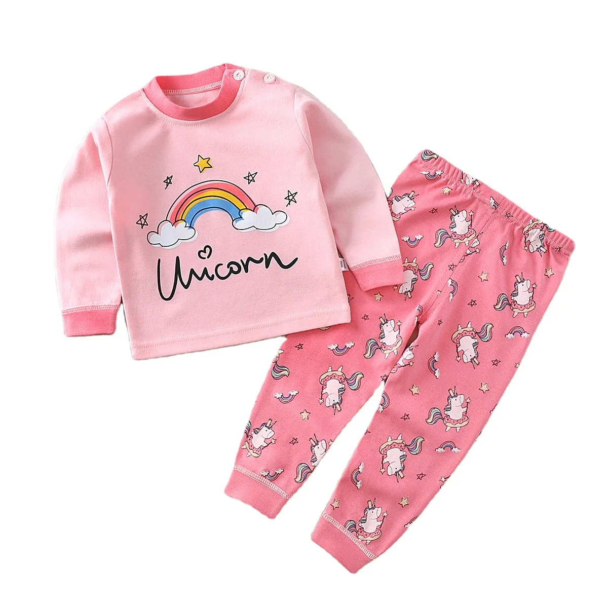 Baby Clothes Homewear Pajamas Children Clothing Cute Pattern Boutique Sets