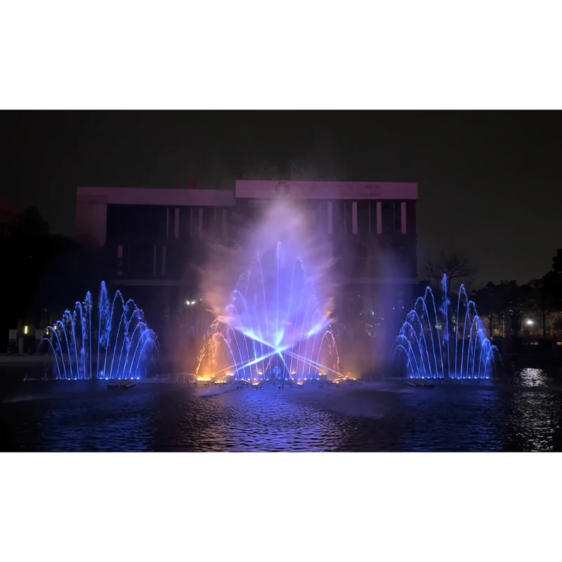 New Attractive Laser Projector Outdoor Water Dancing Musical Fountain