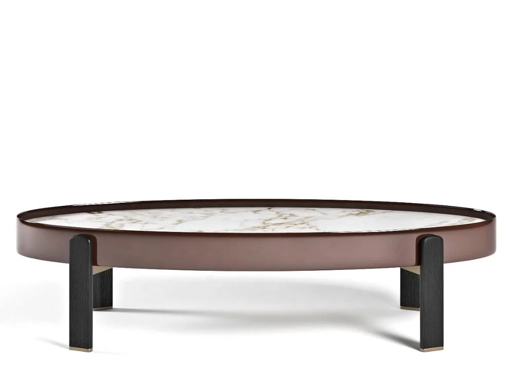 MA-QPR35 5 Star hotel Furniture  Marble Table Top Metal Leg Coffee Table