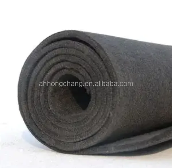 High temperature insulation fireproof carbon fiber felt of hongchang  10mm/8mm/5mm
