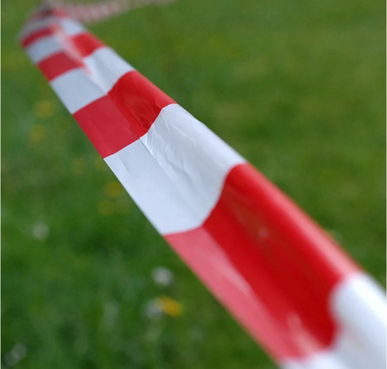 Eco friendly PE material Biohazard Crime Scene printable caution warning Tape