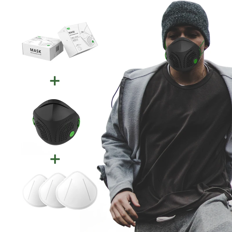 Cool Reusable Mask Sports Individually Packed Black Mask Premium Face Mask