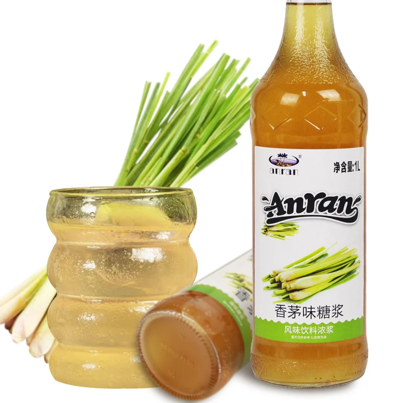 Anran citronella flavor syrup 1000ml / bottle fruit tea juice drink coffee milk tea syrups