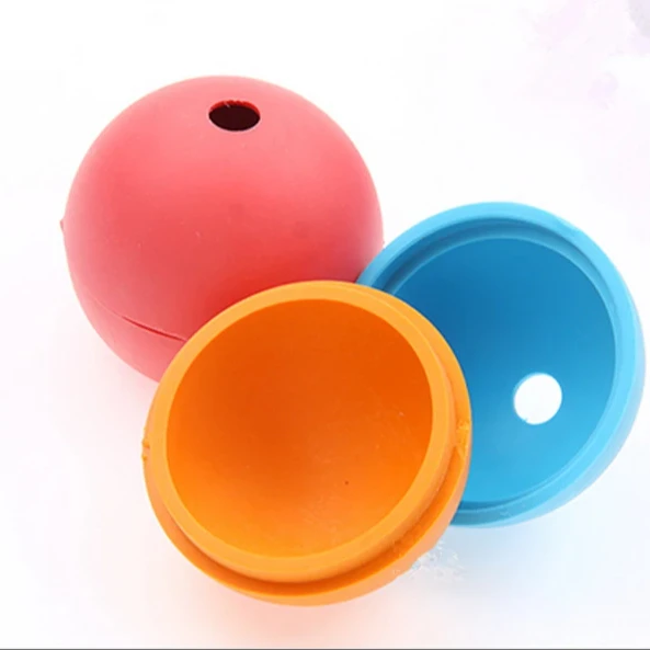 USA Best Selling Make Mini Ice Cubes Flexible ball Shape Silicone Ice Cube Tray BPA Free Easy Release Ice Cube Molds with Lid