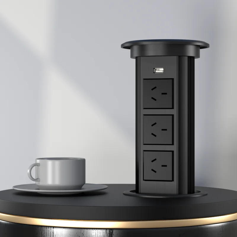 desk  top socket with wireless charging with music speaker for kithcen