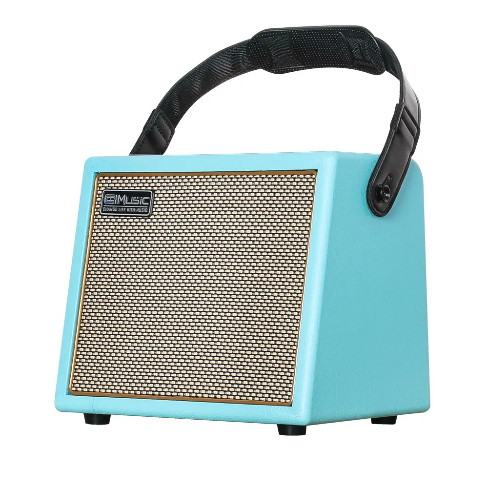 Musical Battery Power Acoustic Guitar Amplifier Singing Speaker Portable Amplifier for Busker