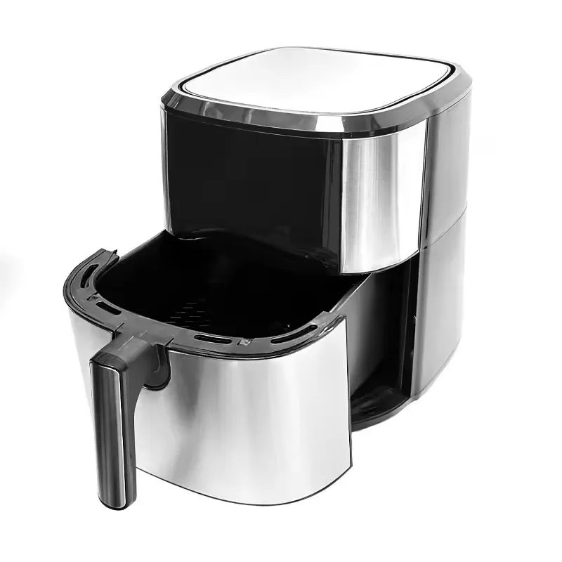 7L 8L Dual Heater No Oil Fast Cooking 2 Heating Deep Oven Stainless Steel Liner Smart Front 8-key Touch Screen Control Air Fryer