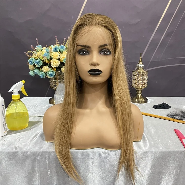 
Black Friday 18 inch 20 inch Long Silky Straight Color Hair Wig Human Hair Lace Front Wigs 