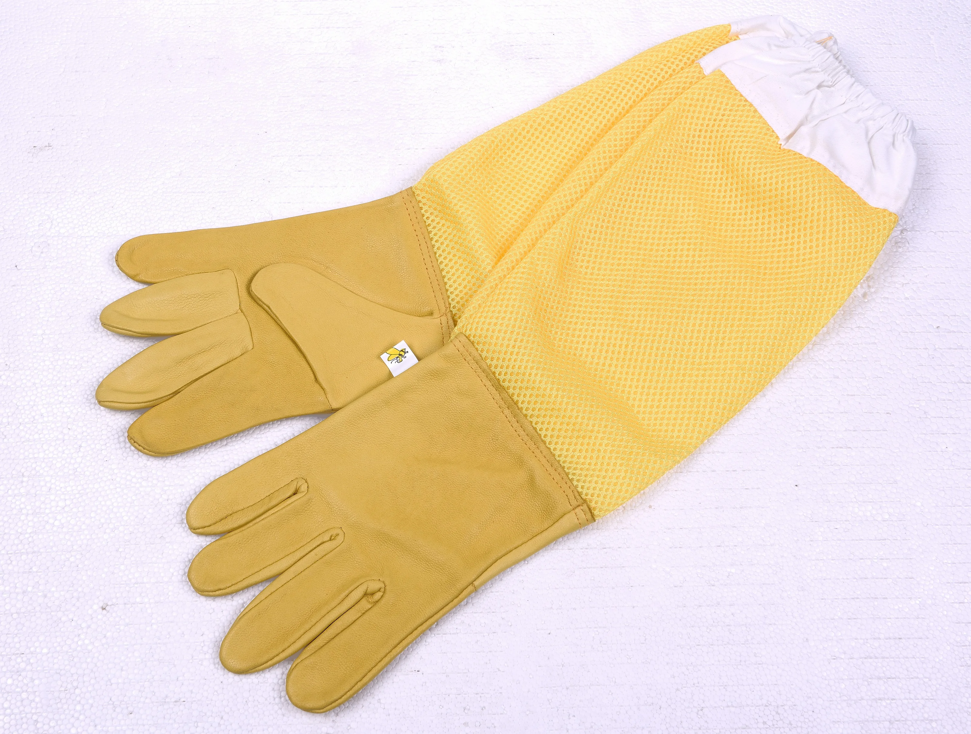 beekeeping tools  breathable bee leather gloves custom size beekeeper protection gloves bee keeping gloves