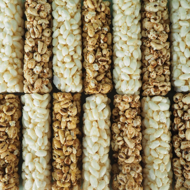 Full mouth rice pass wheat pass 400g * 10 bags of popped rice sticks rolled flowers coarse grains puffed casual snacks package