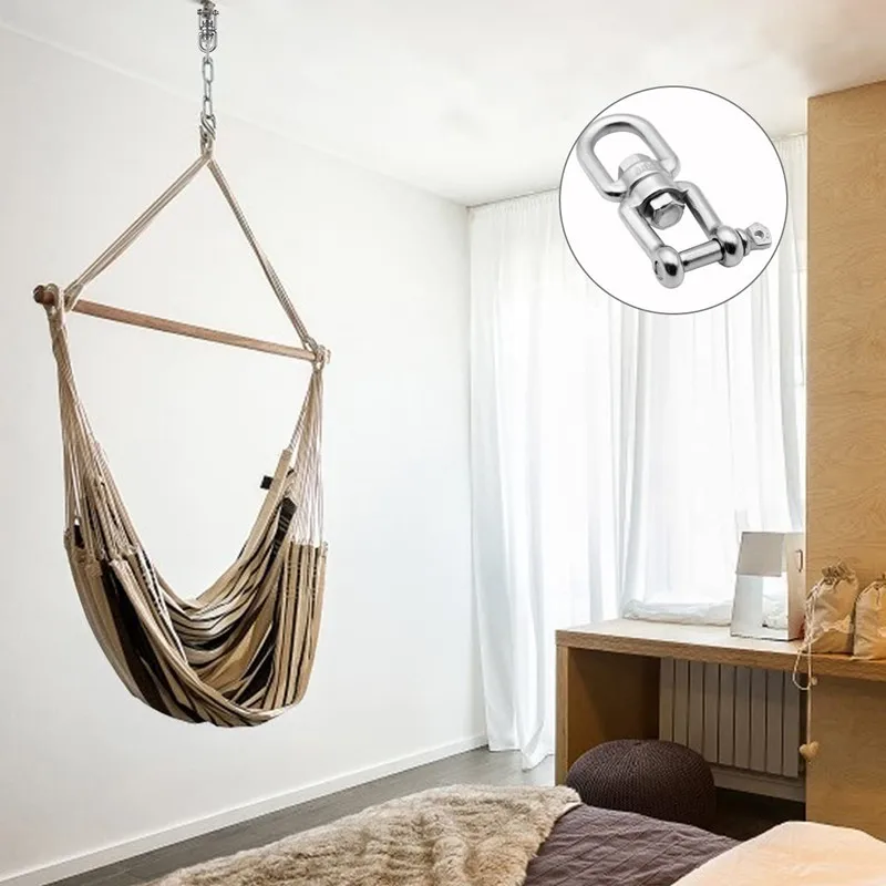 Rigging Hardware Stainless Steel  Commercial Longline Fishing Swivel Shackle