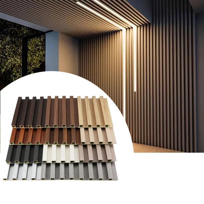 Wpc Wall Panel End Slats Wpc Wall Panel Fire Proof Wpc Wall Panel With Light