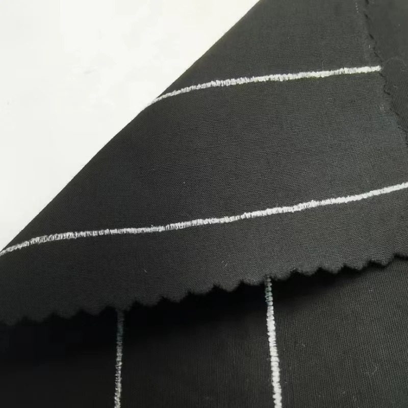 wholesale In stock 5% polyester 95% cotton Chenille Jacquard Yarn Dyed Fabric for summer clothing