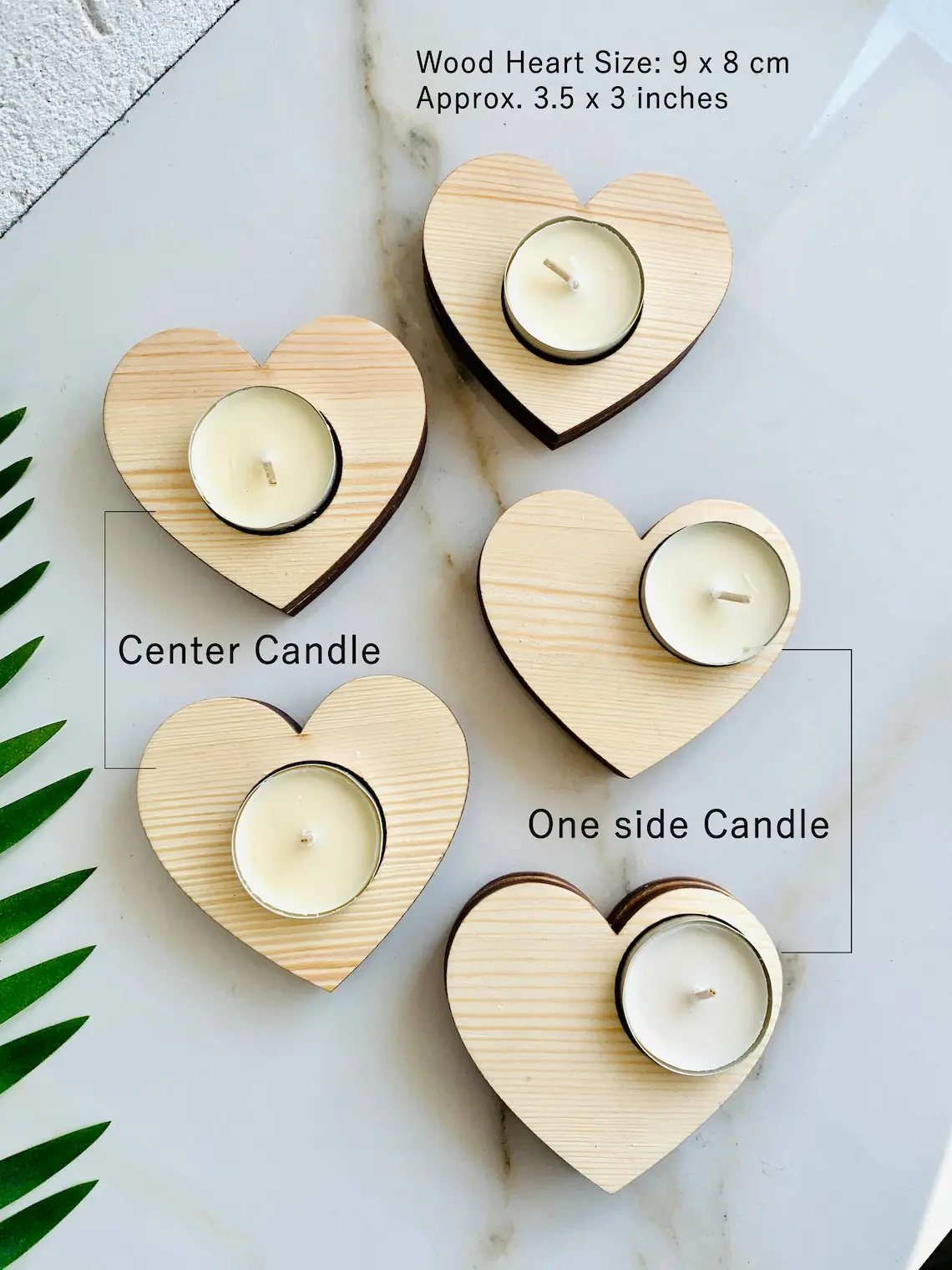 Hot  sale  Heart Candle Personalized Wedding Favors