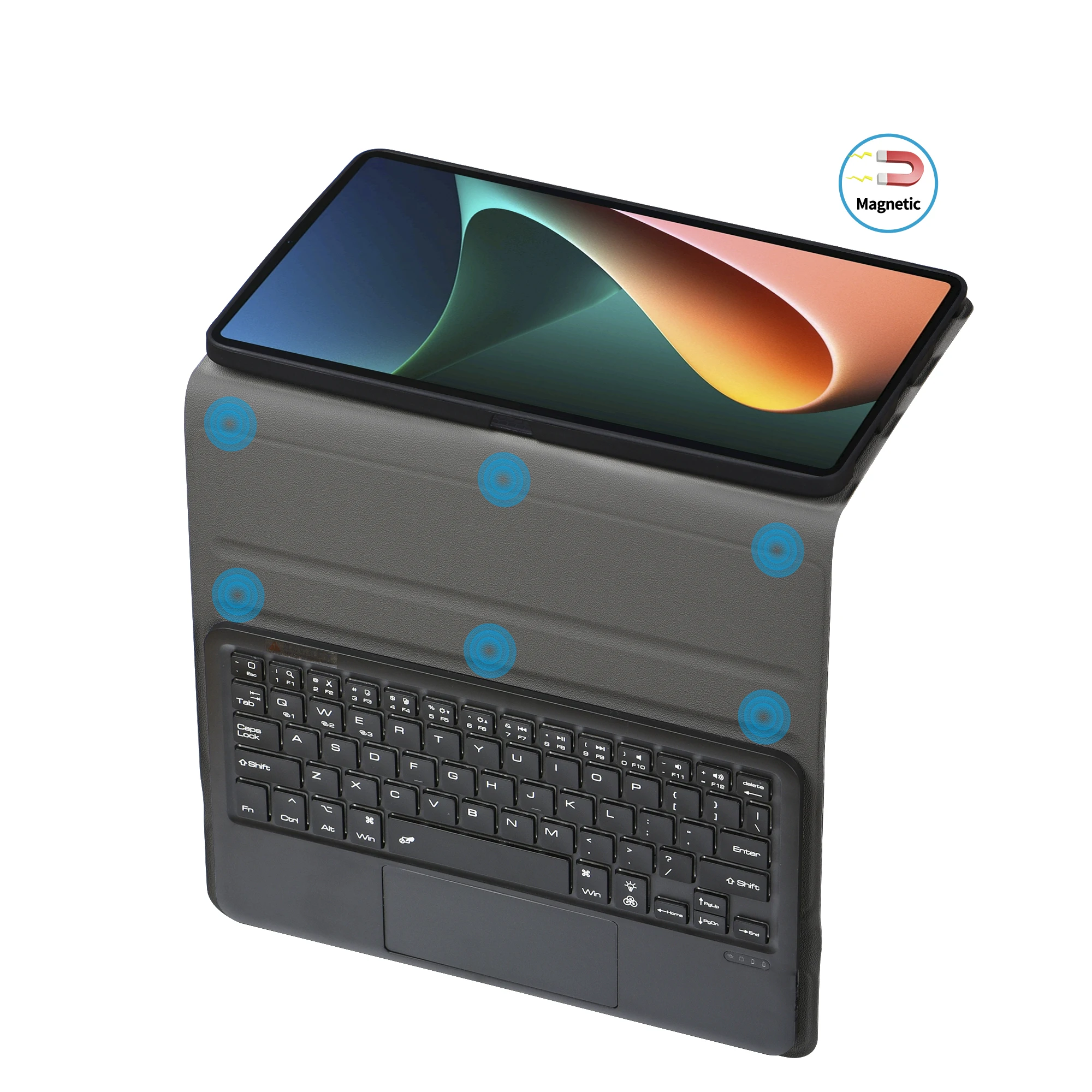 T870 клавиатура для Samsung Galaxy 11 дюймов Волшебная защита Tab S7 Чехол-книжка