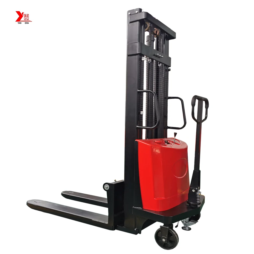 Walkie electric stacker 1 Ton 1.5 Tons 2 Tons Full Electric Walkie Stacker 3m Pallet Stacker
