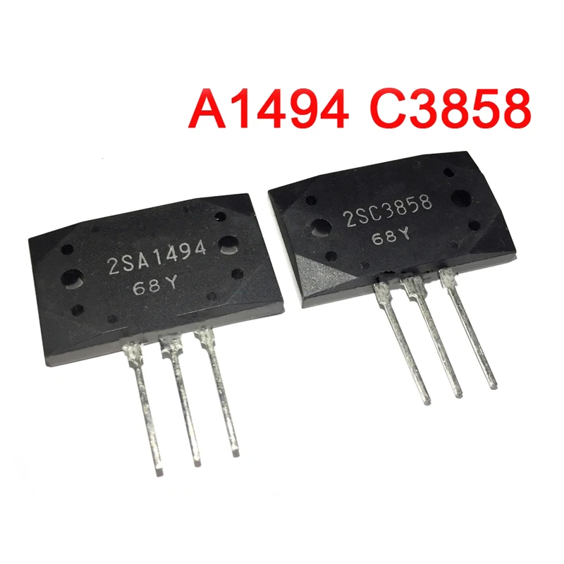 2 шт. 2SA1494 2SC3858 IC по 1 паре A1494 C3858 MT-200 кремния Силовые транзисторы NPN + PNP аудио усилитель