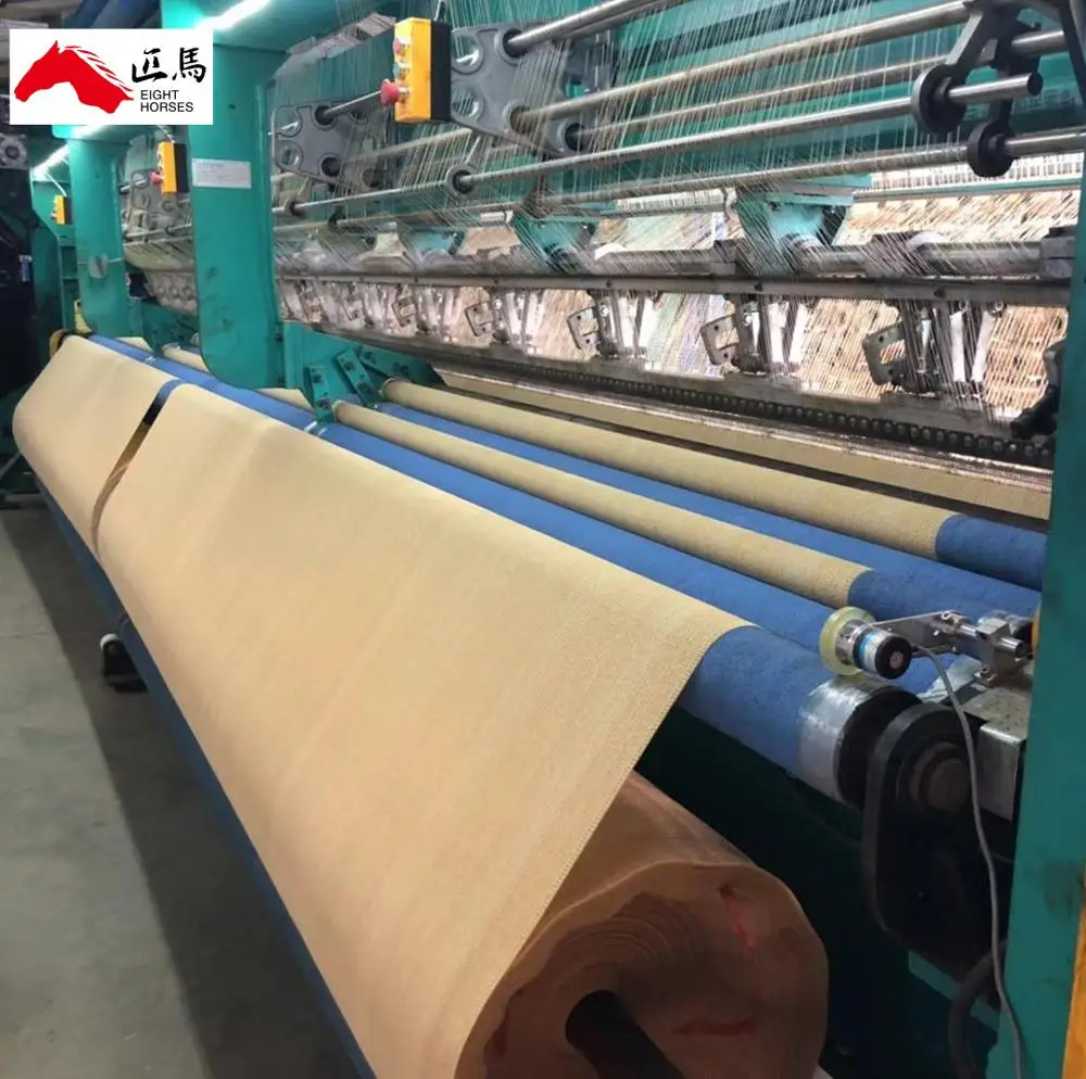 
New Sun Shade net tape and mono wires mixed beige and white color mixed for Car parking Swimming pool beach and public using 