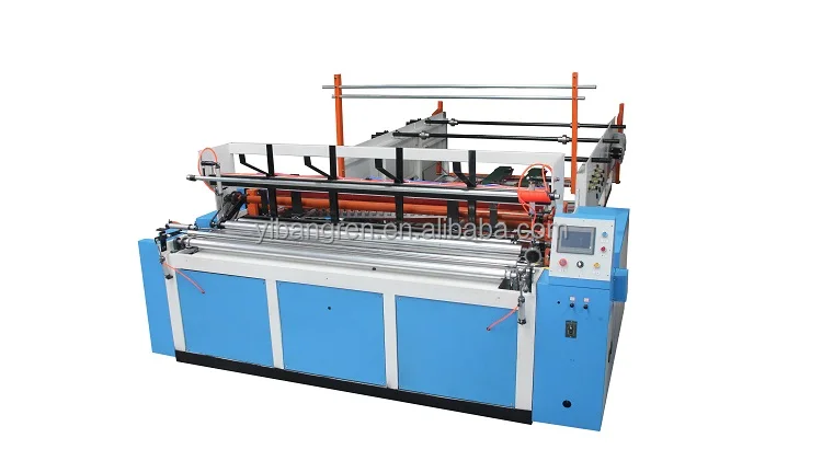 semi Automatic Glue Lamination Embossing Toilet Paper Rewinder Machine Toilet Tissue Paper Making Machine