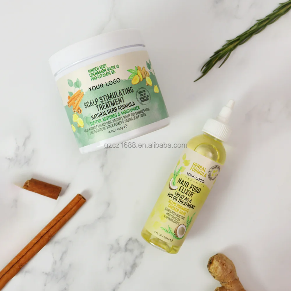 Private Label Natural Biotin Black Castor Oil Deep Conditioner Overnight Leave in Hair Conditioner Scalp Hair Loss Treatment