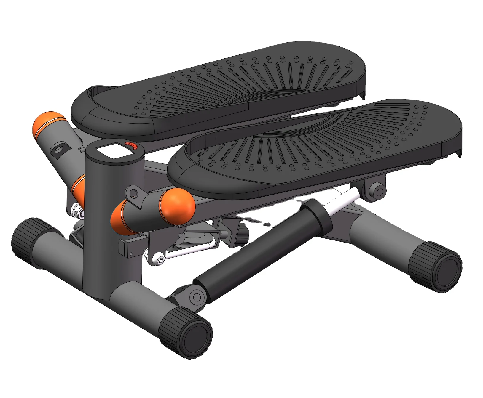 Multi function workout mini stair stepper adjustable home exercise fitness equipment wire rope construction stepper trainer