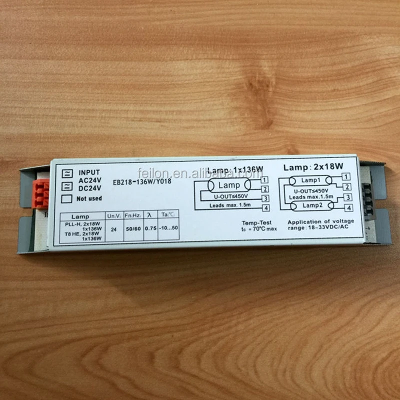 High quality  AC/DC12V/24V electronic ballast factory price 24V fluorescent electric ballast