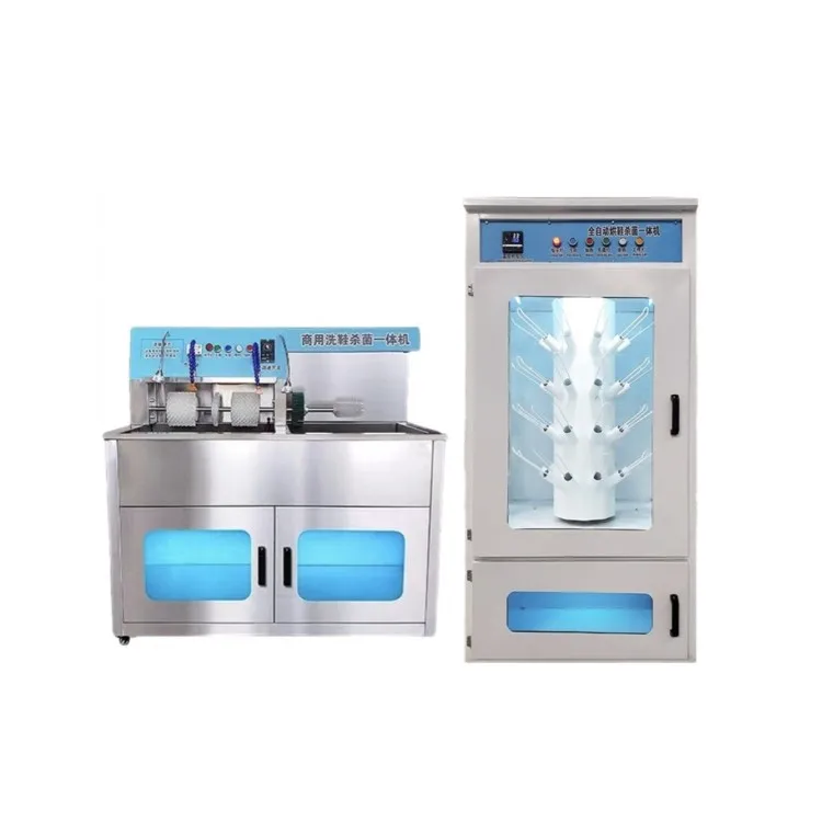 Electric 30kg Capacity Automatic Shoe Cleaning and Drying Machine Stainless Steel Housing 220V ---- for Laundries