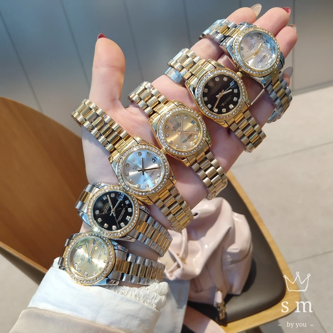 
Wholesale price 31mm Luxury Swiss Movement With Diamond Completely Waterproof Rolexables Datejust Watches 