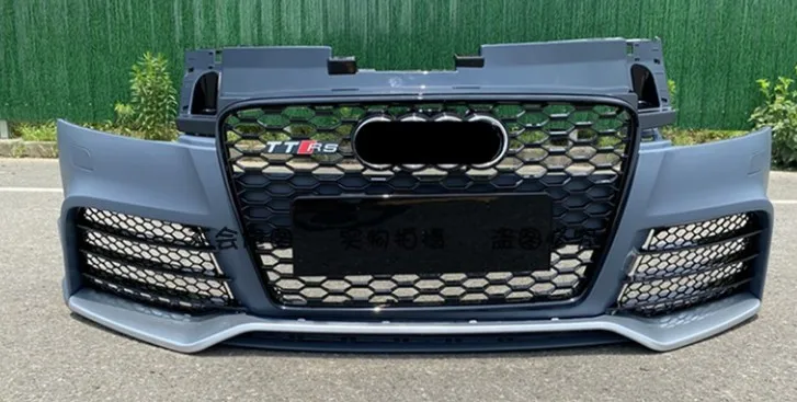 Модифицированный обвес высококачественные автозапчасти TT 8J обновление до TTRS передний бампер с решеткой радиатора для Audi Bodykit 2008-2014